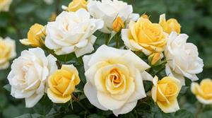 Rosa Lemon Drizzle - credit: Harkness Roses